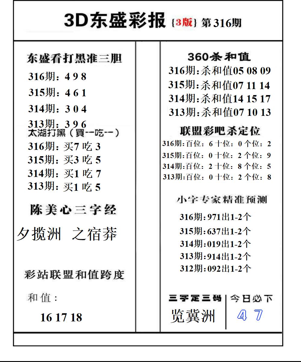 东盛彩报3