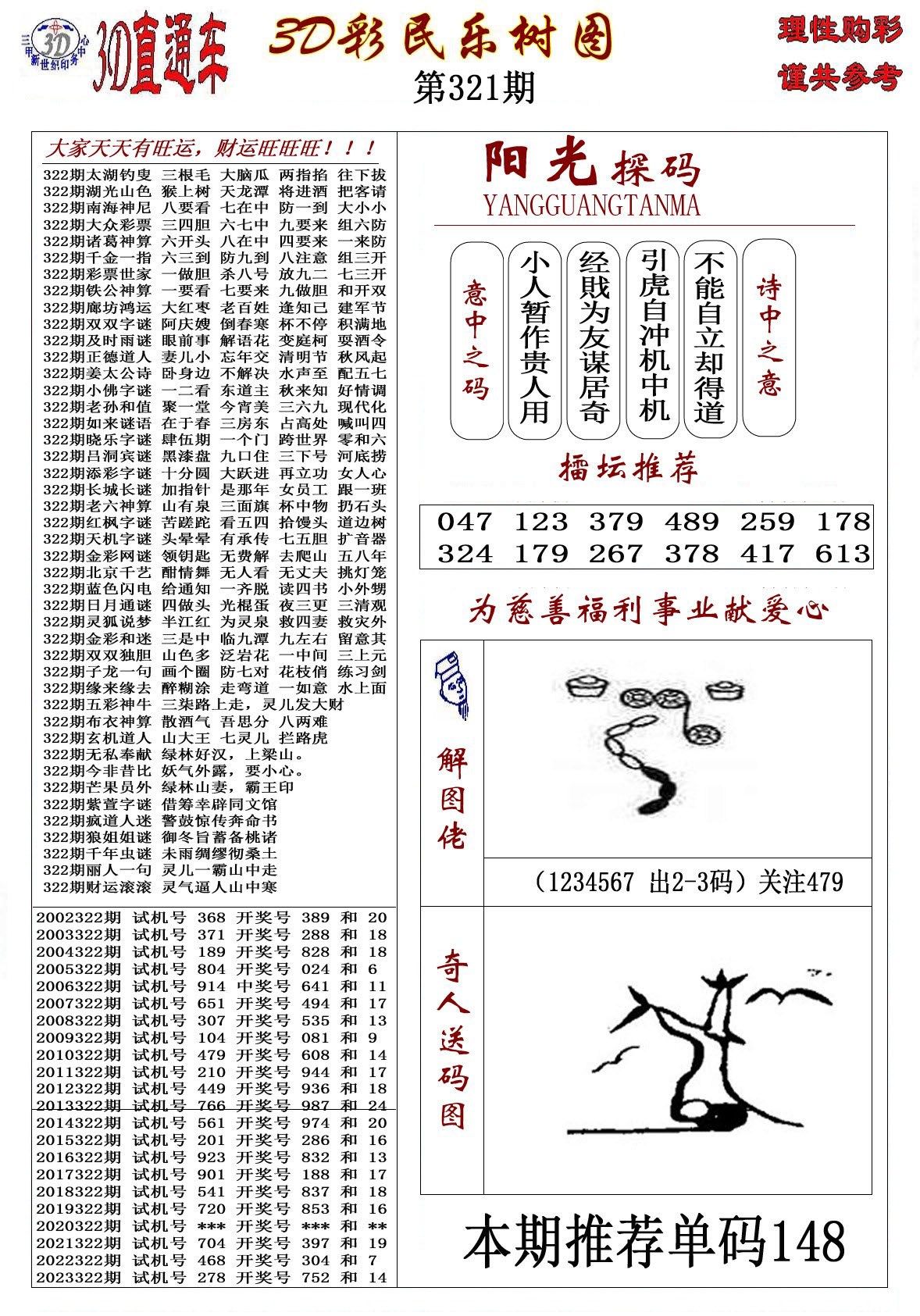 3D彩民乐树图