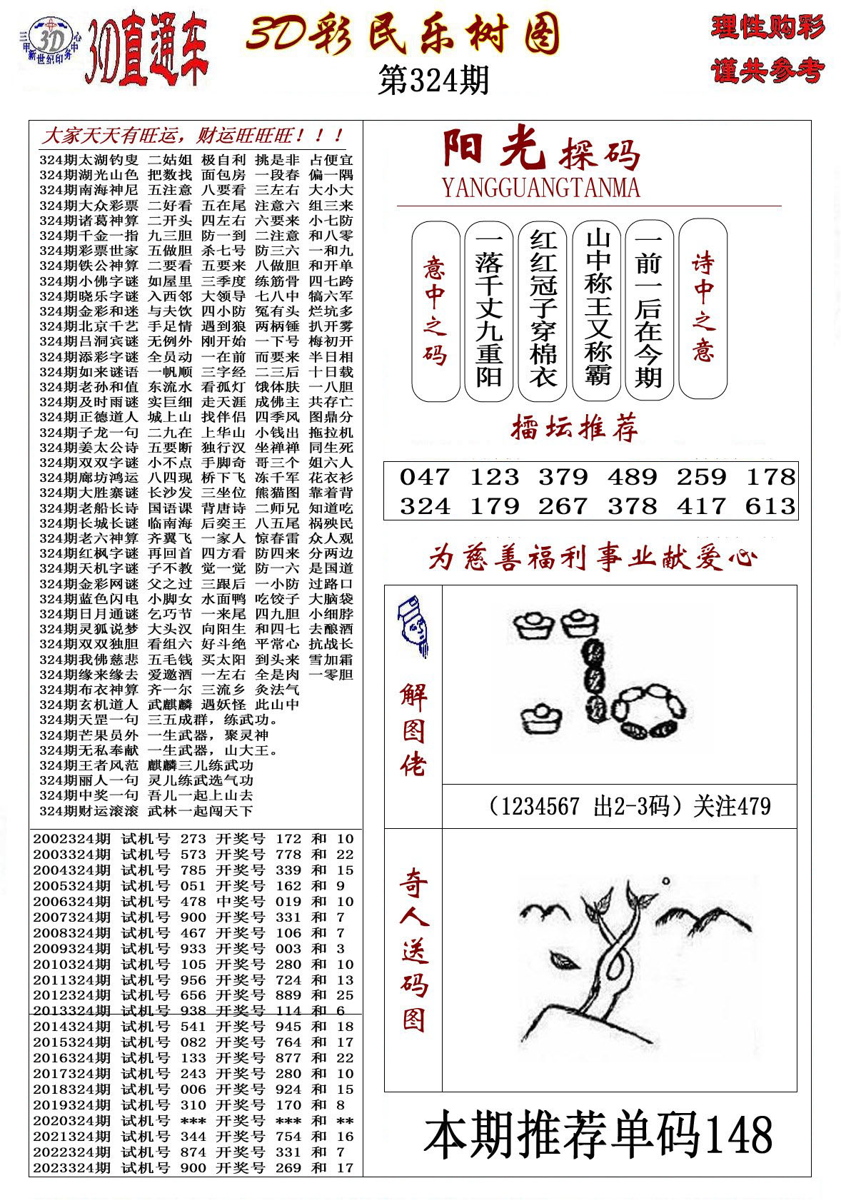 3D彩民乐树图