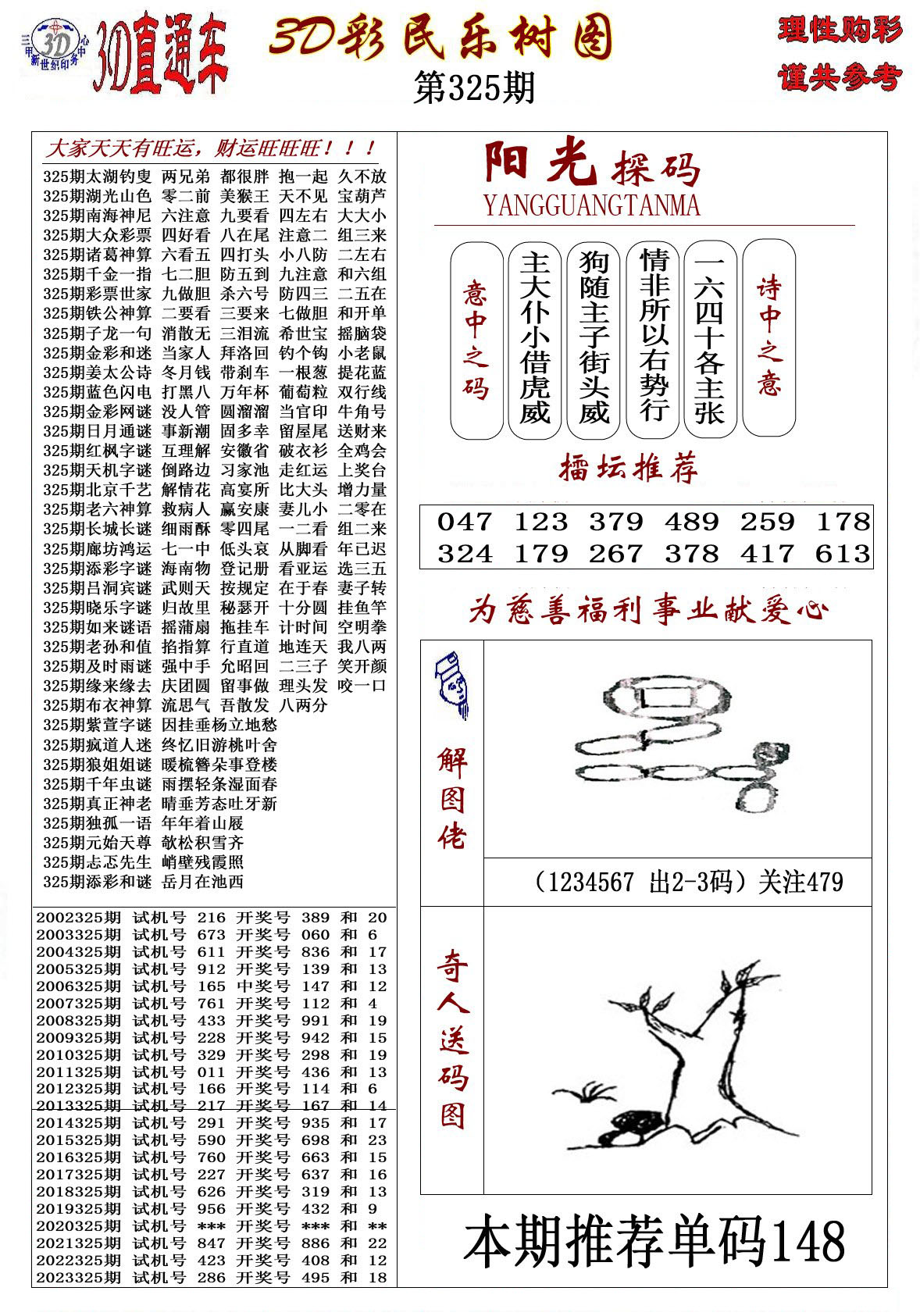 3D彩民乐树图