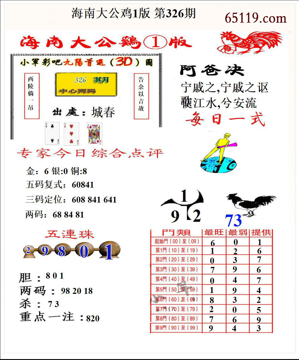 海南大公鸡1版