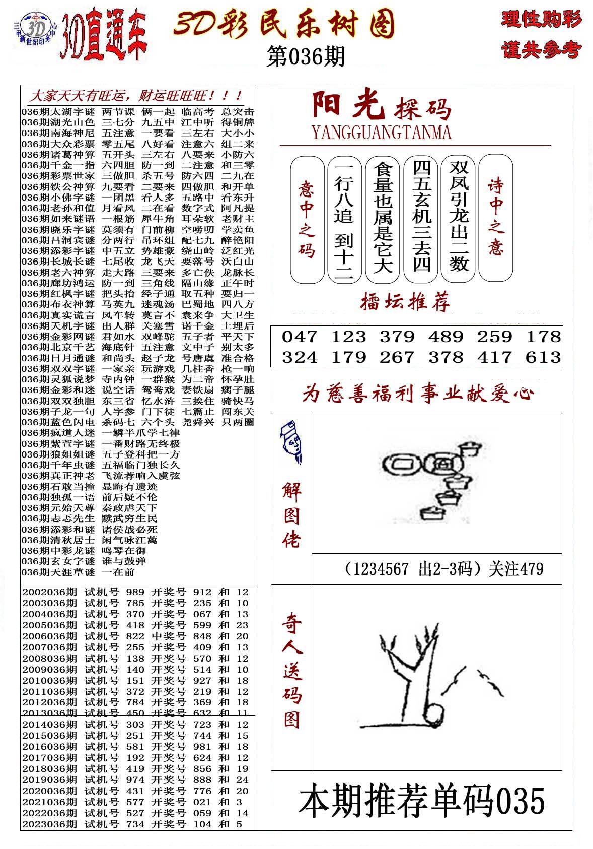 3D彩民乐树图