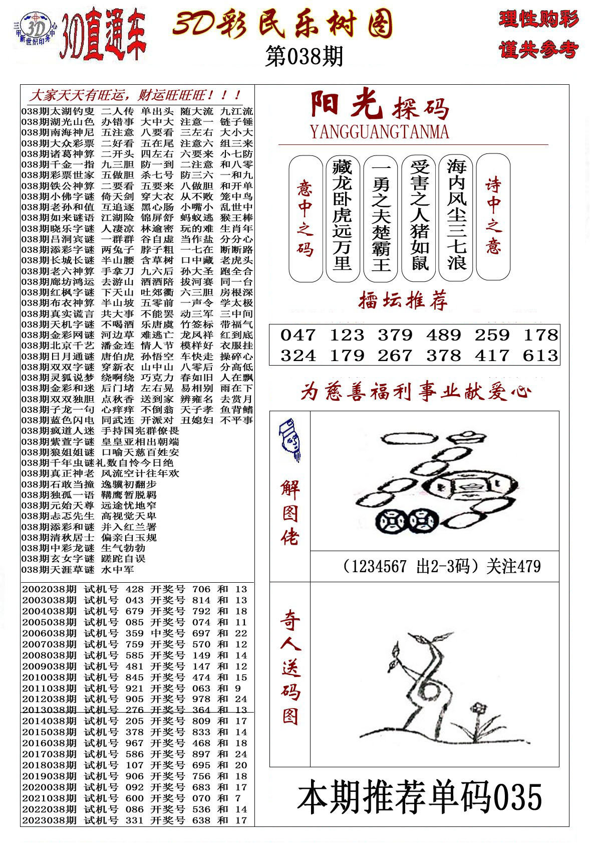 3D彩民乐树图