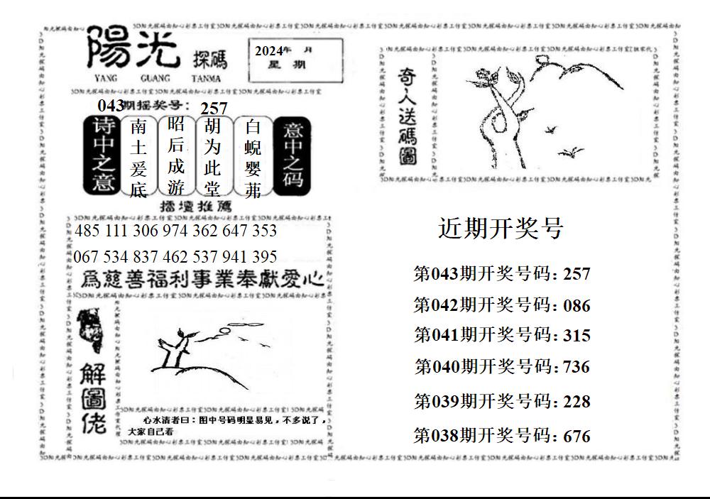 3D阳光探码