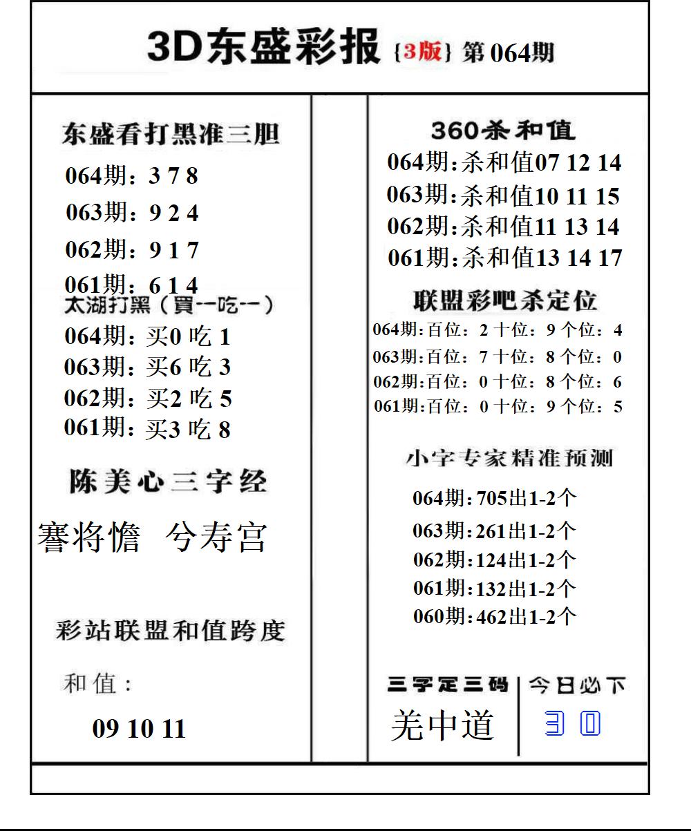 东盛彩报3