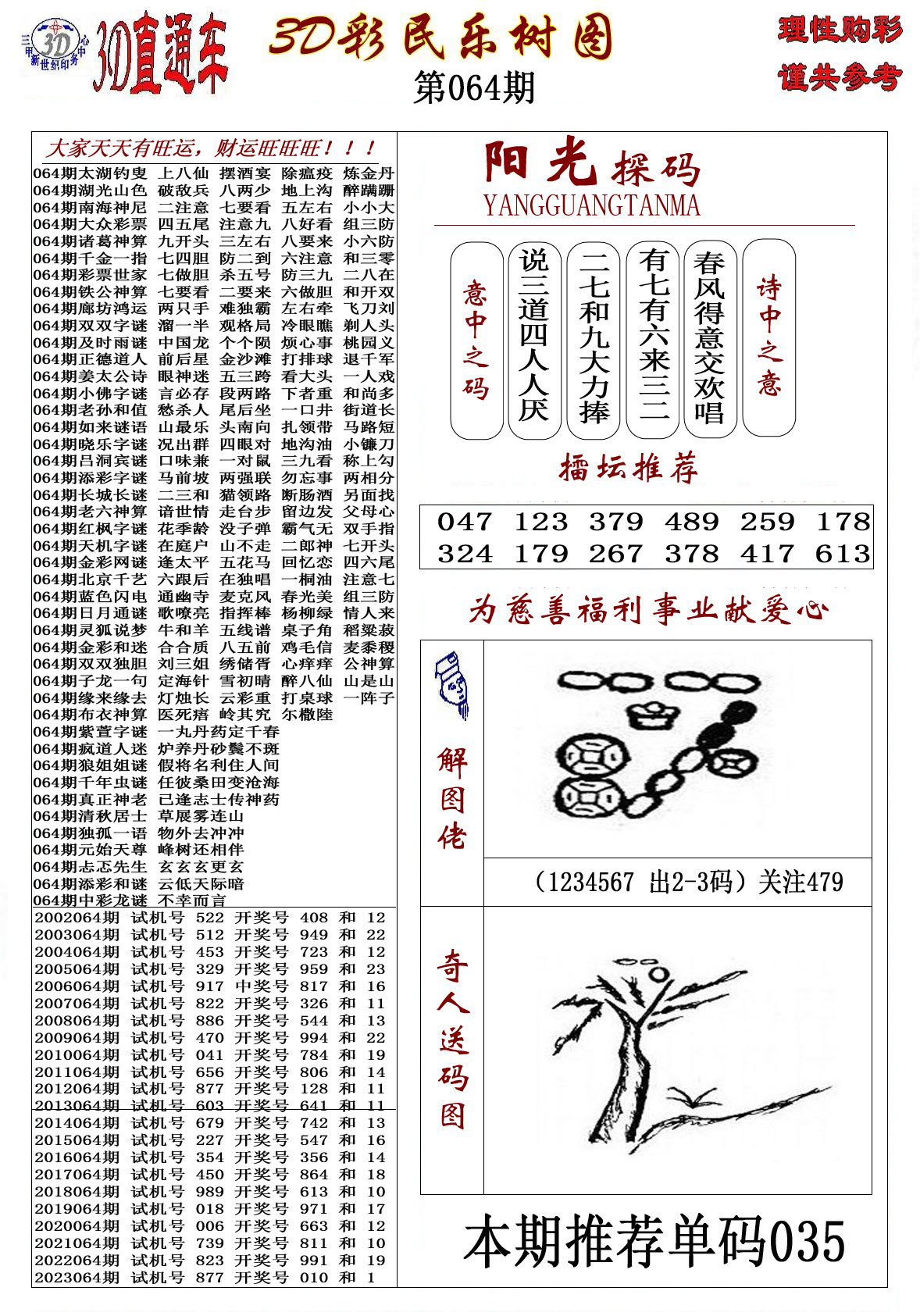 3D彩民乐树图