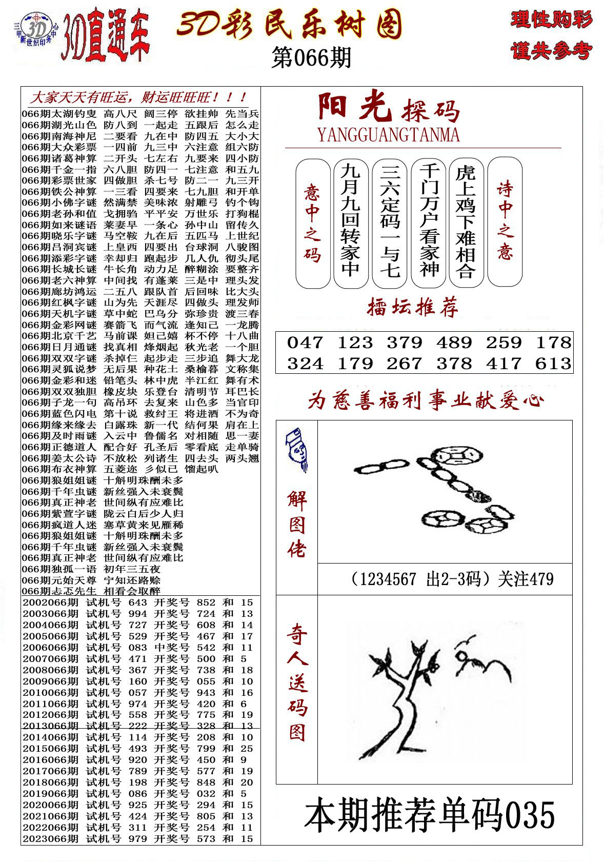 3D彩民乐树图