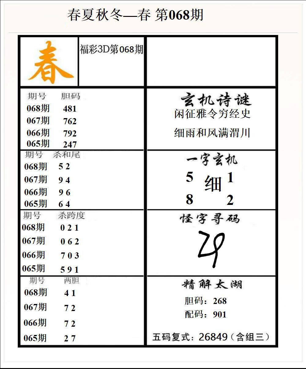 春夏秋冬—春