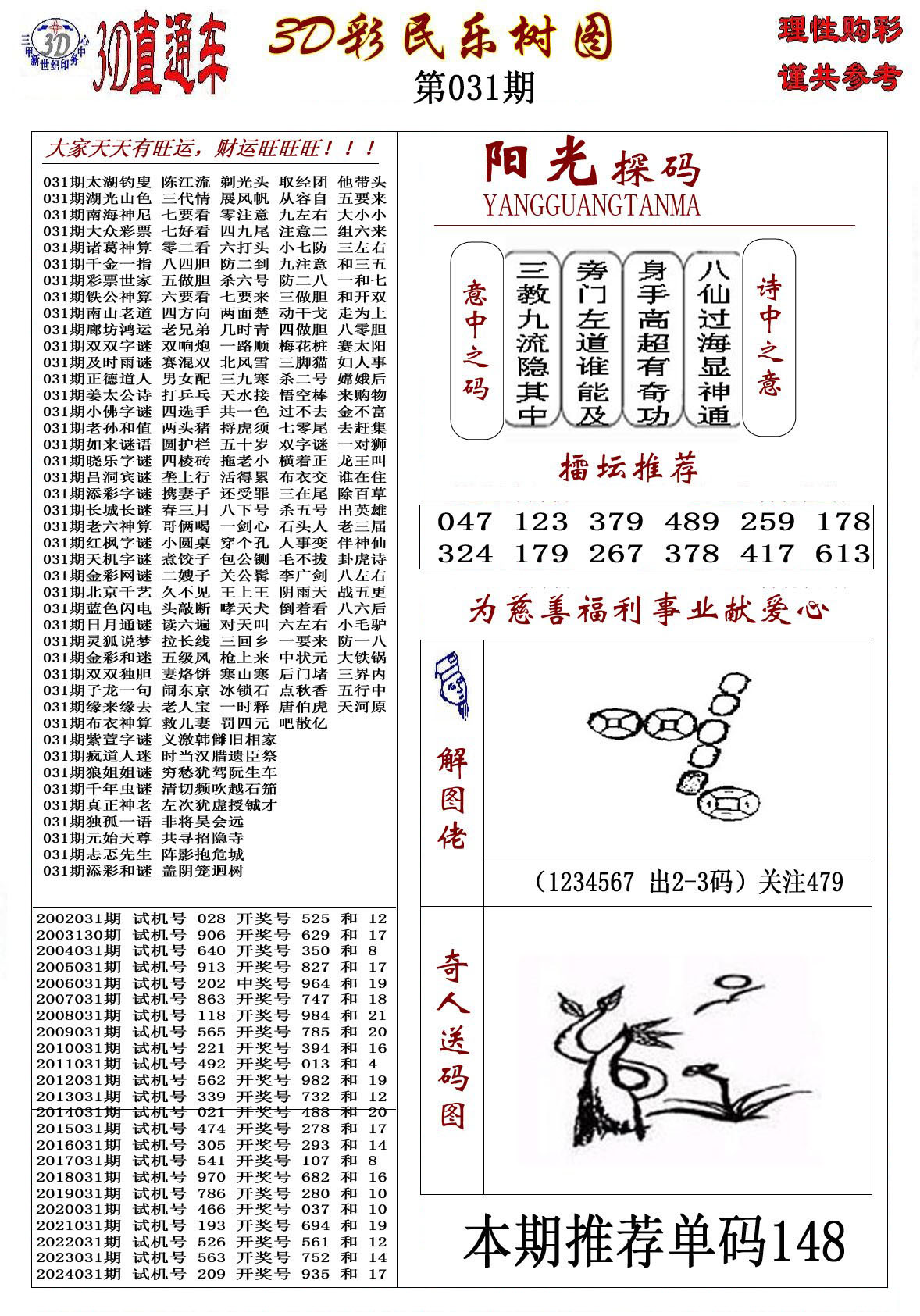 3D彩民乐树图