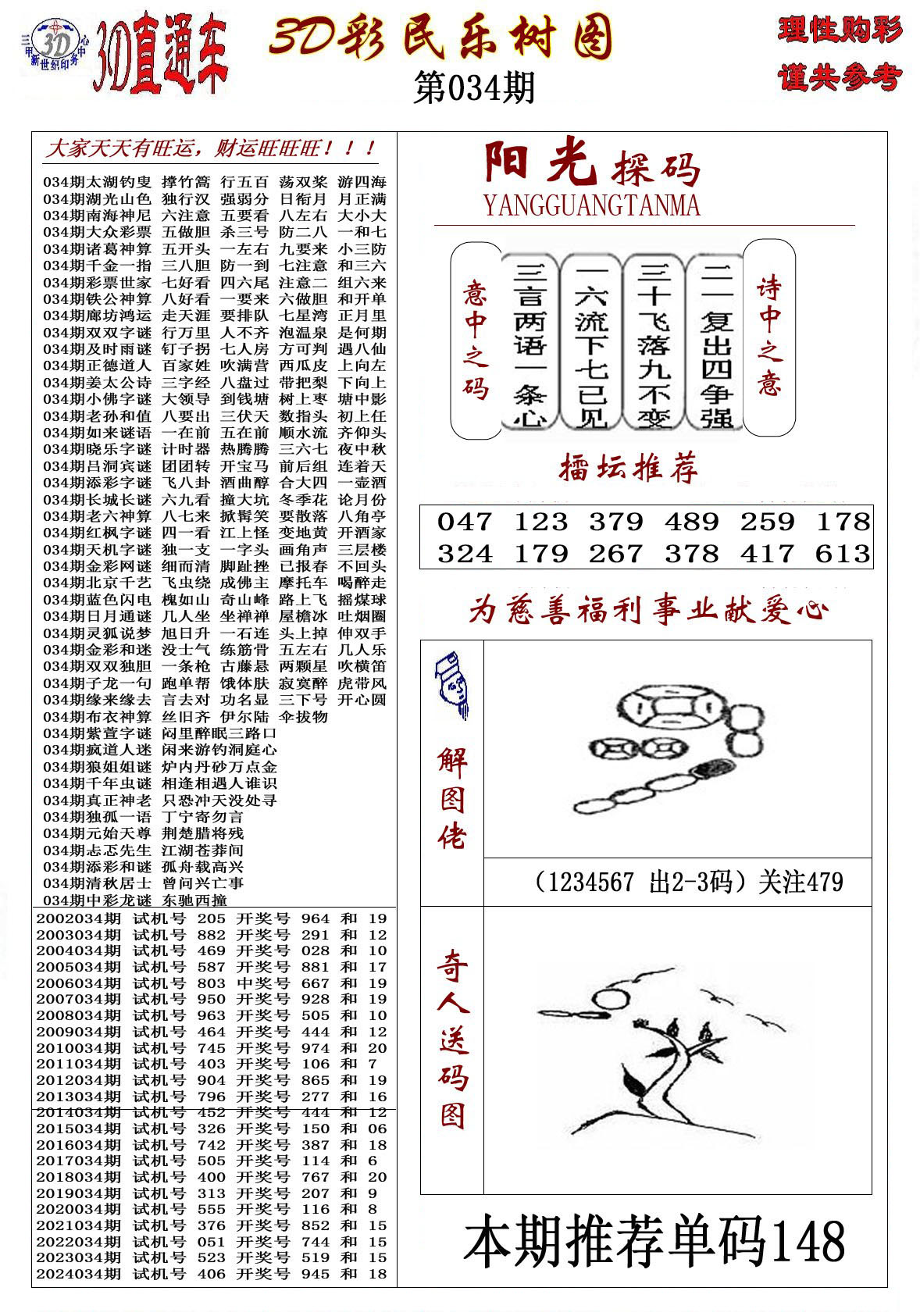 3D彩民乐树图