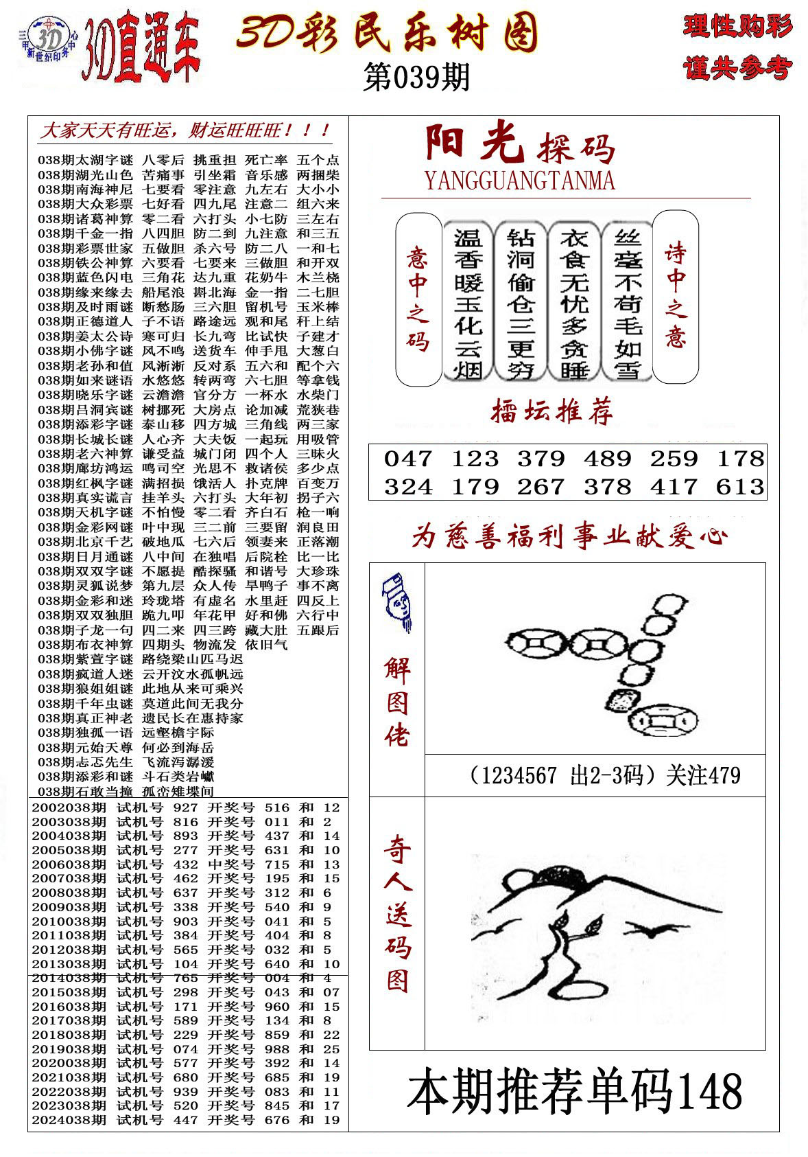 3D彩民乐树图