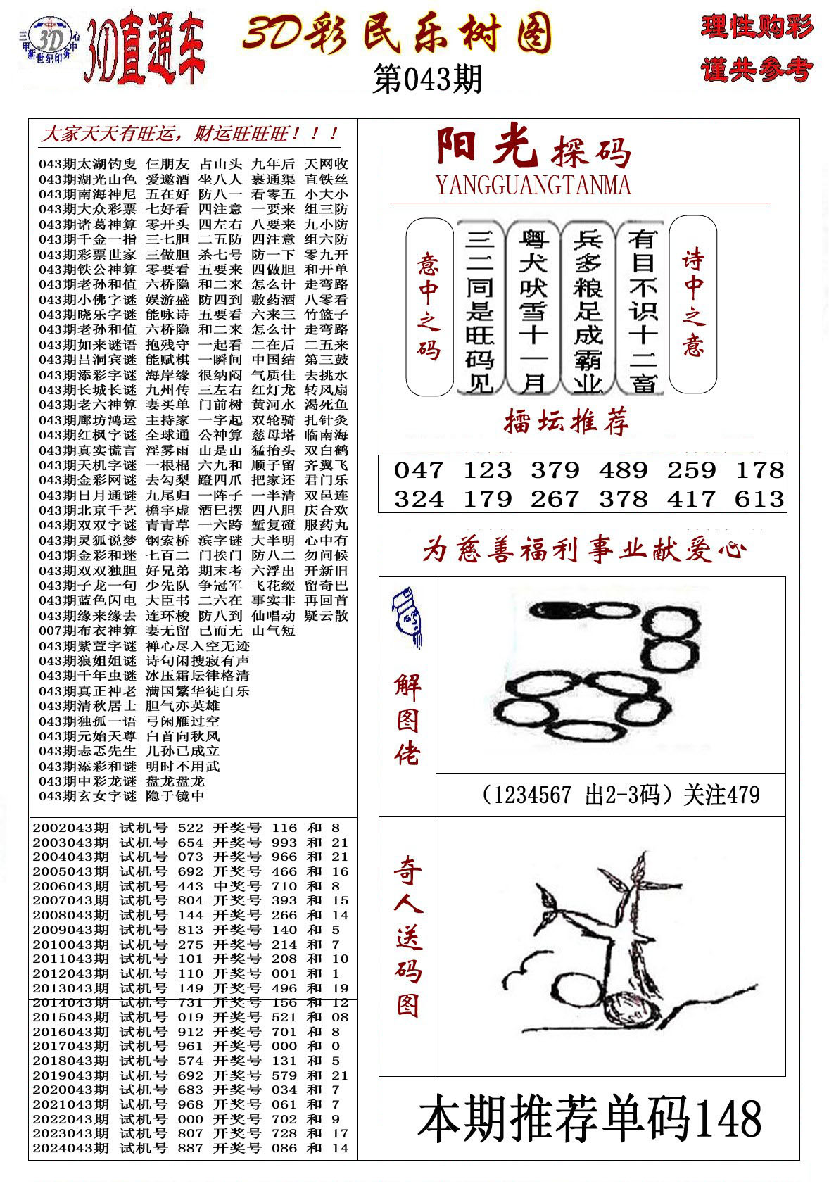 3D彩民乐树图