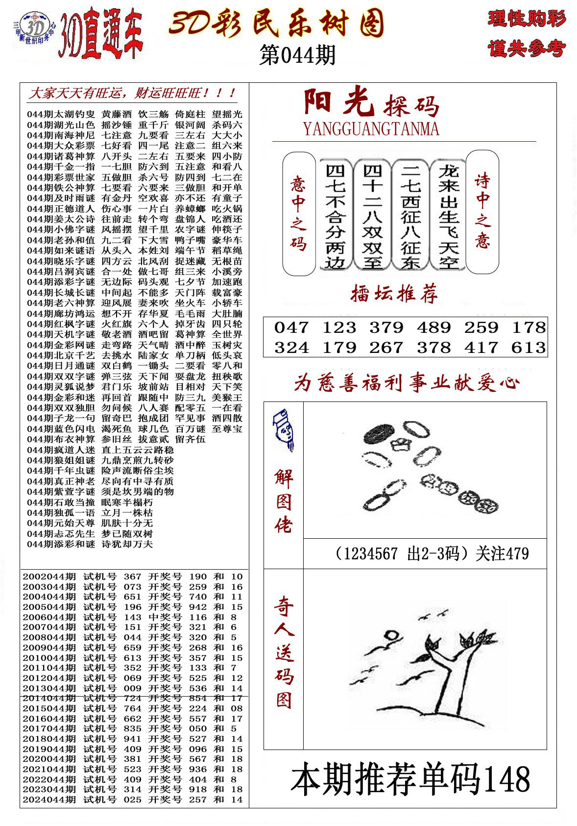 3D彩民乐树图