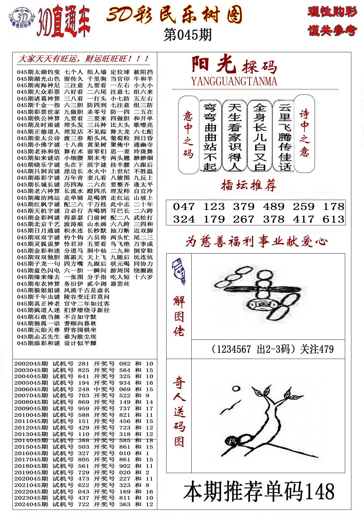 3D彩民乐树图